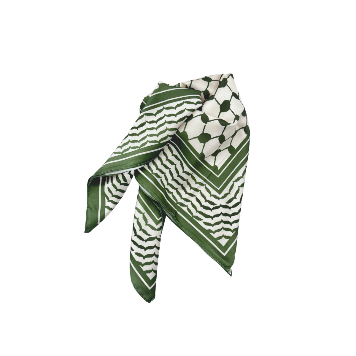 Nablus Bandana Keffiyeh - Zeitoun (Olive)