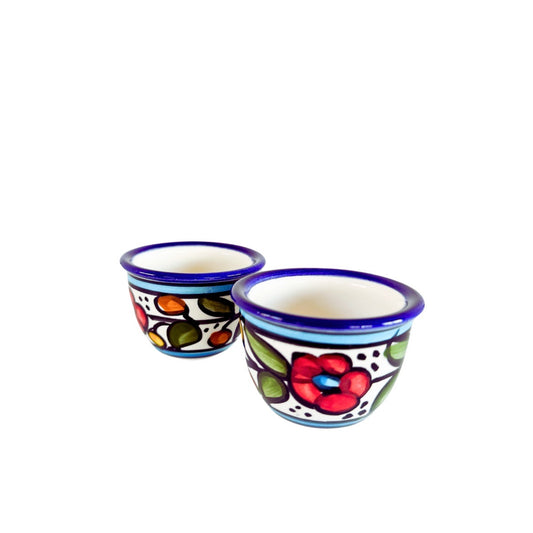 Espresso Cups (w/o handles) - Set of 2, Multicolor