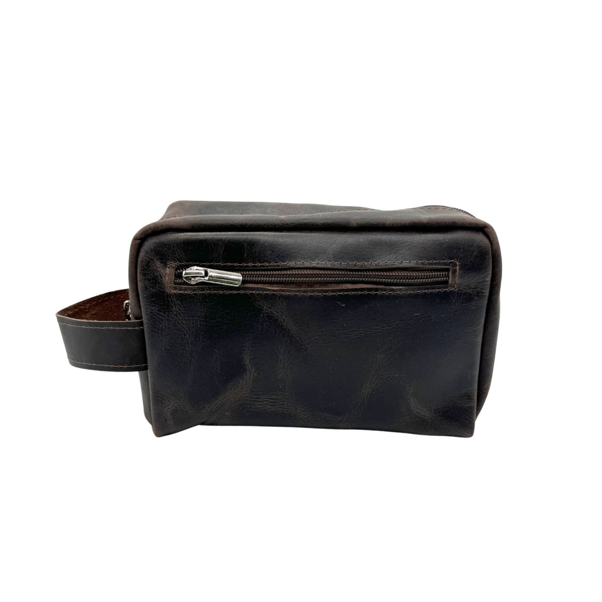 Leather Toiletry Bag - Espresso (oiled Leather)