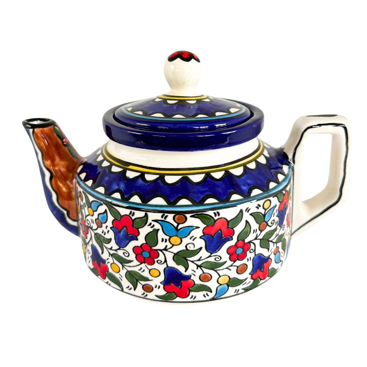 Ceramic Teapot - Classic Multicolor