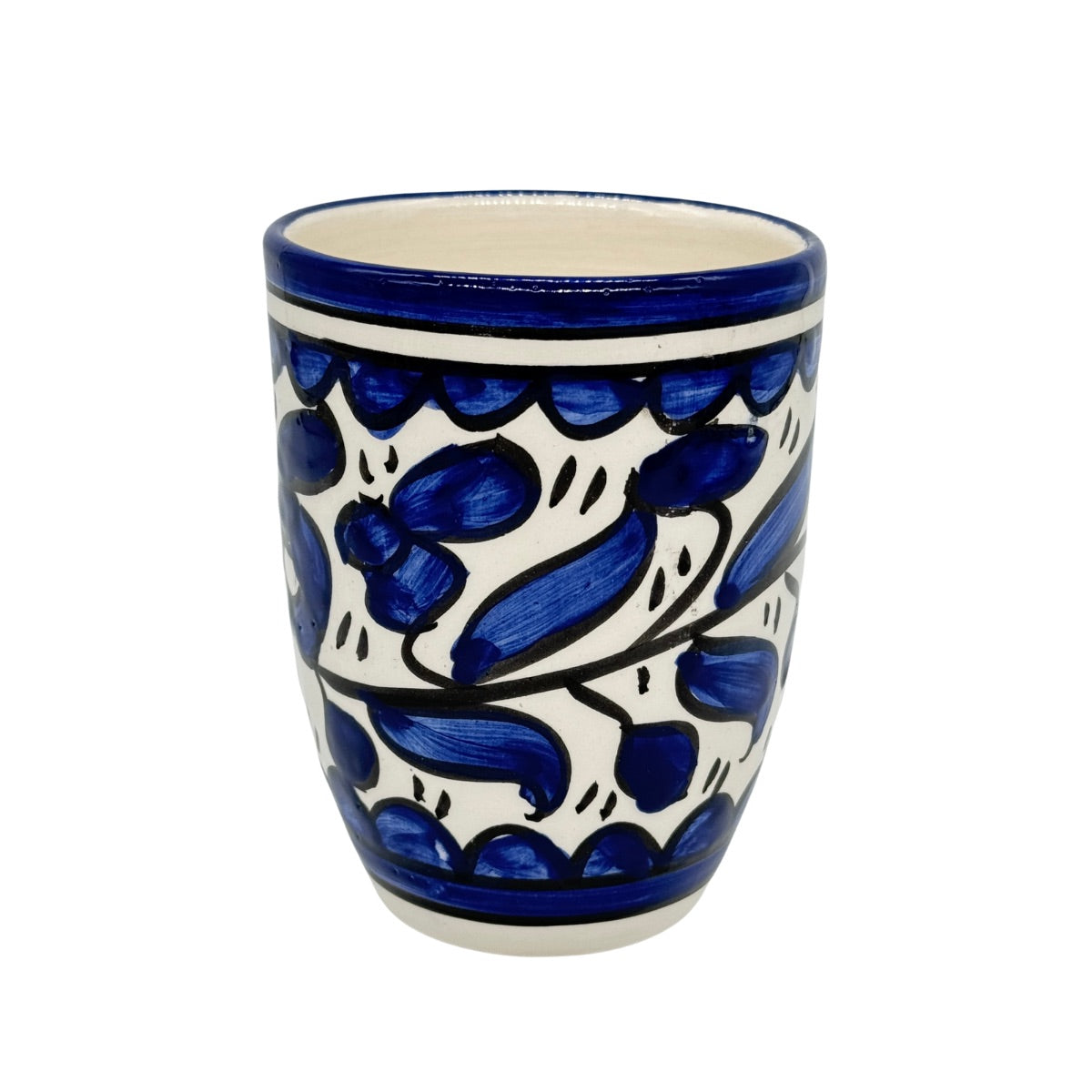Ceramic Mug (handleless) - Blue