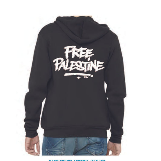 Free Palestine Zip Hoodie