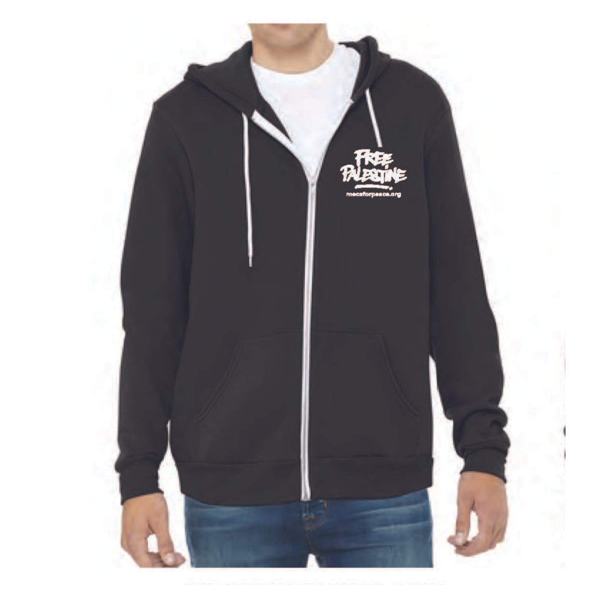 Free Palestine Zip Hoodie