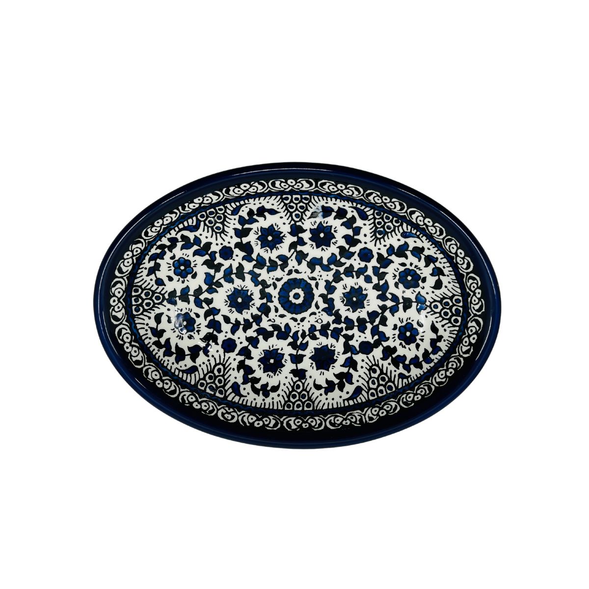 Ceramic 9" Oval Serving Plate