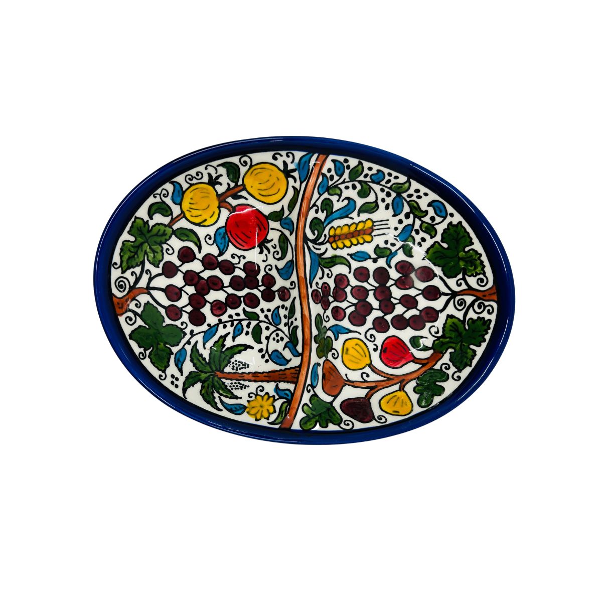 Ceramic Oval Plate (8 inches)