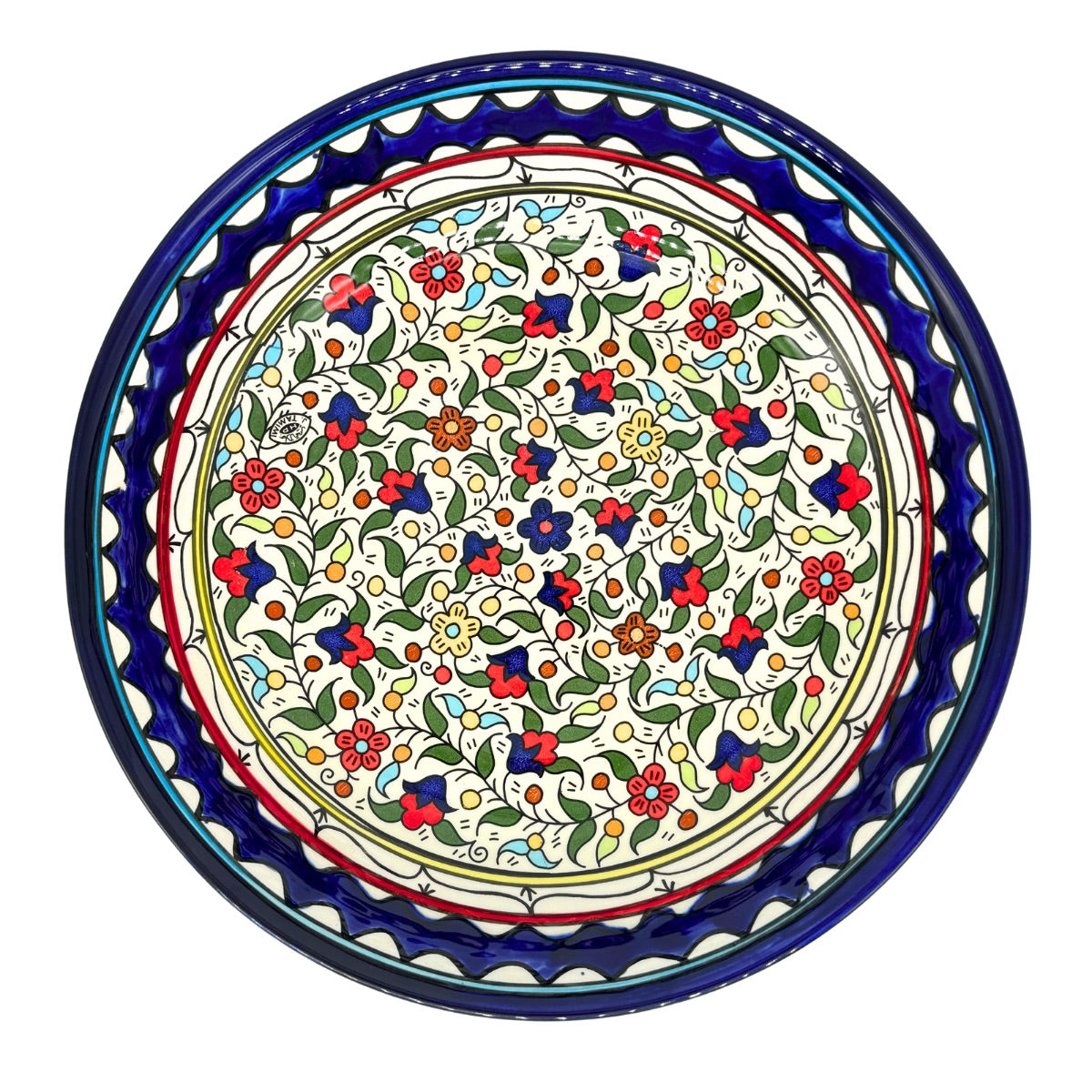 Ceramic Serving Bowl (13") - Classic Multicolor