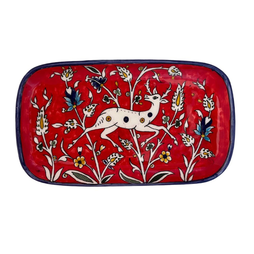 Ceramic Rectangular Serving Platter (12 inches)