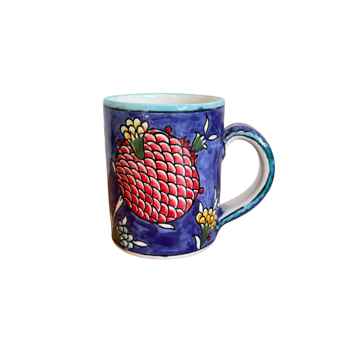 Ceramic Mug - Blue Pomegranate