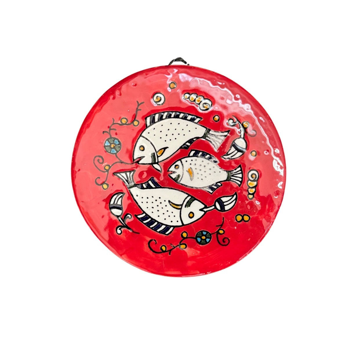 Ceramic Tile - Round Red