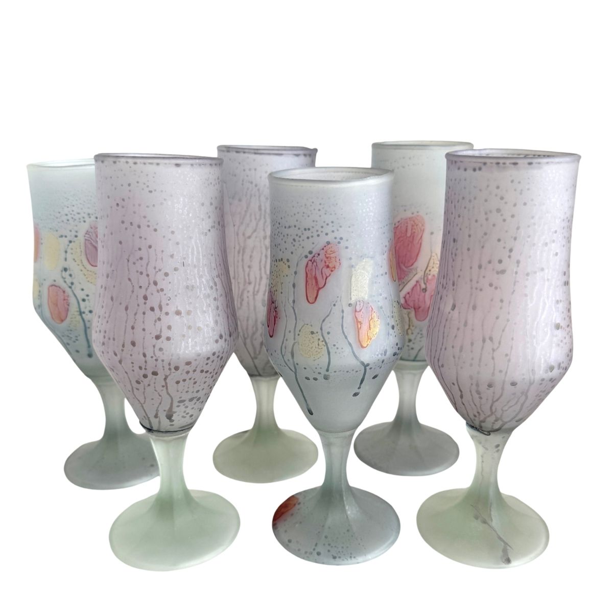 Wine Glasses, Set of Six