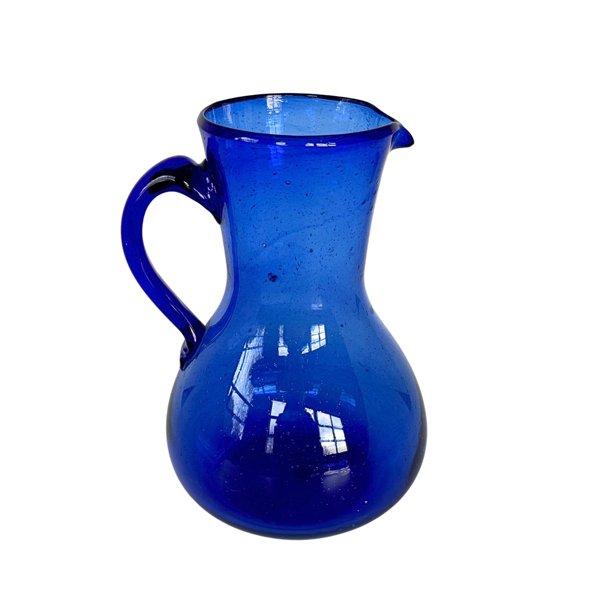 Glass Pitcher 8” - Sapphire