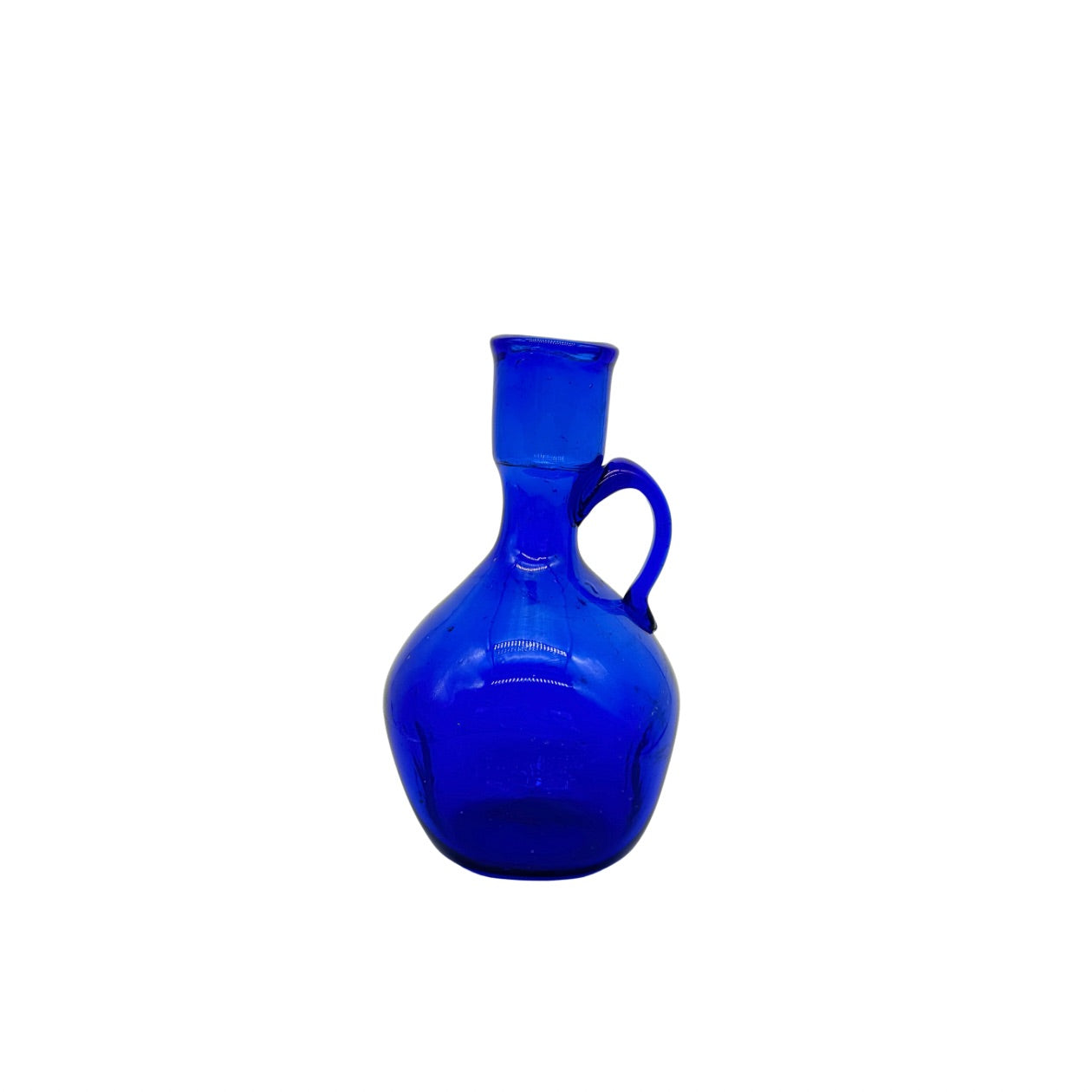 Glass Pitcher 7” - Sapphire