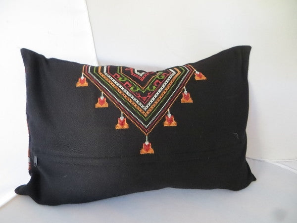 Embroidered Pillow Cover from Gaza