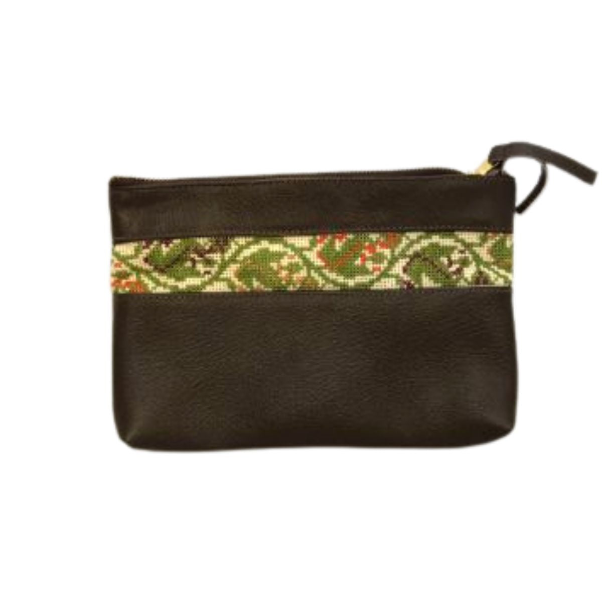 Leather Bag with Embroidery