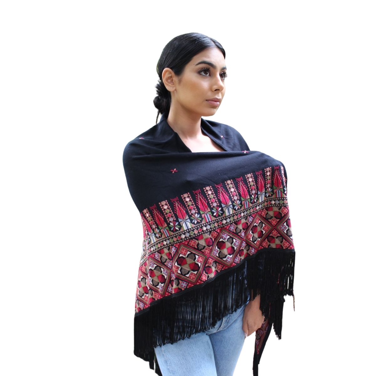 Embroidered Scarf from Gaza