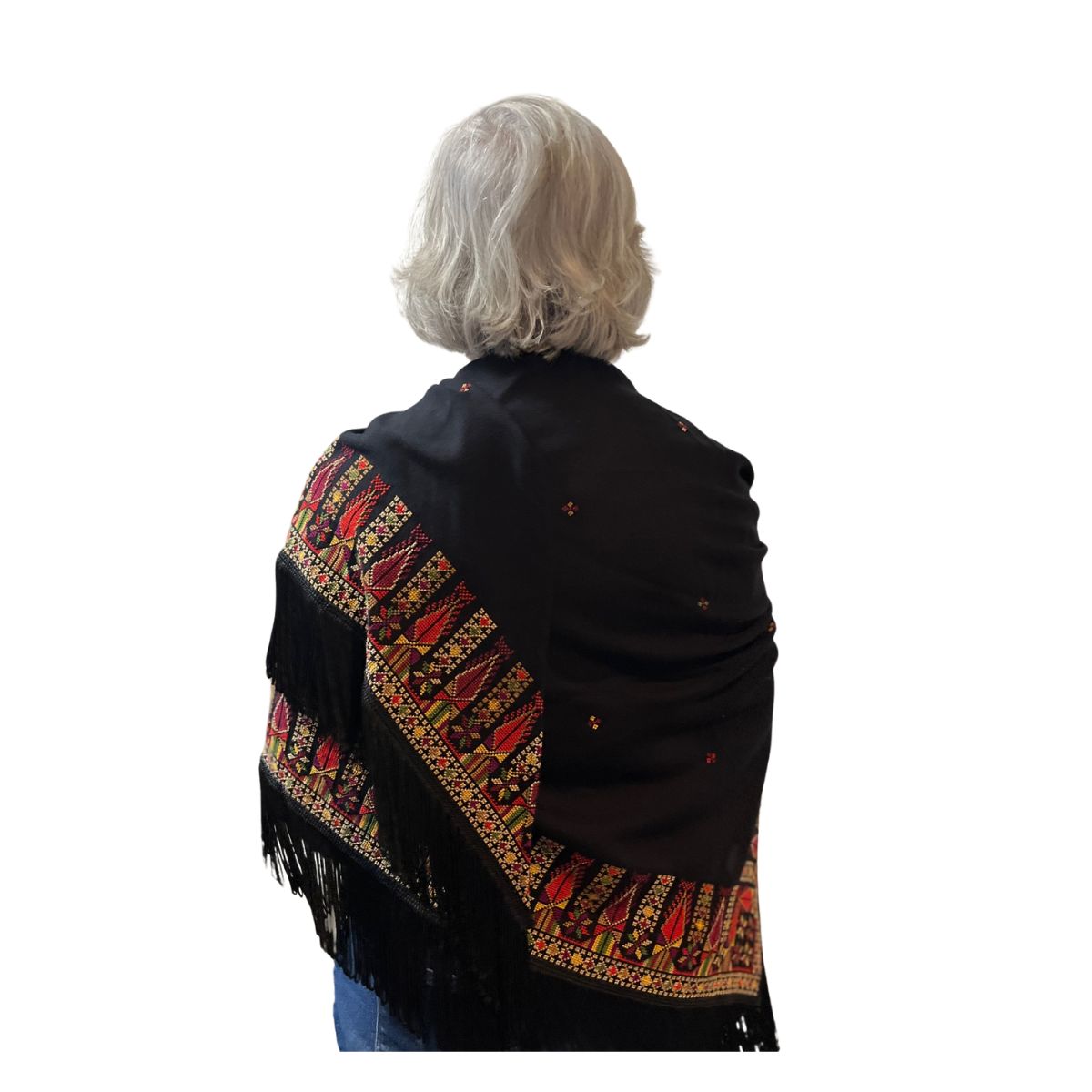 Embroidered Shawl from Gaza