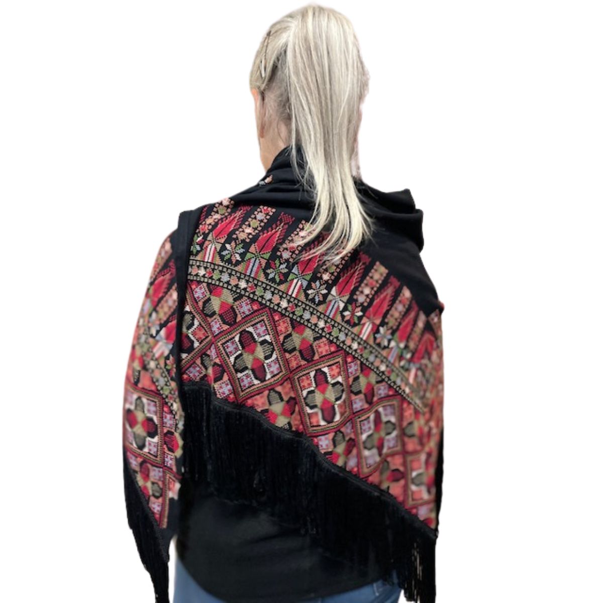 Embroidered Shawl from Gaza