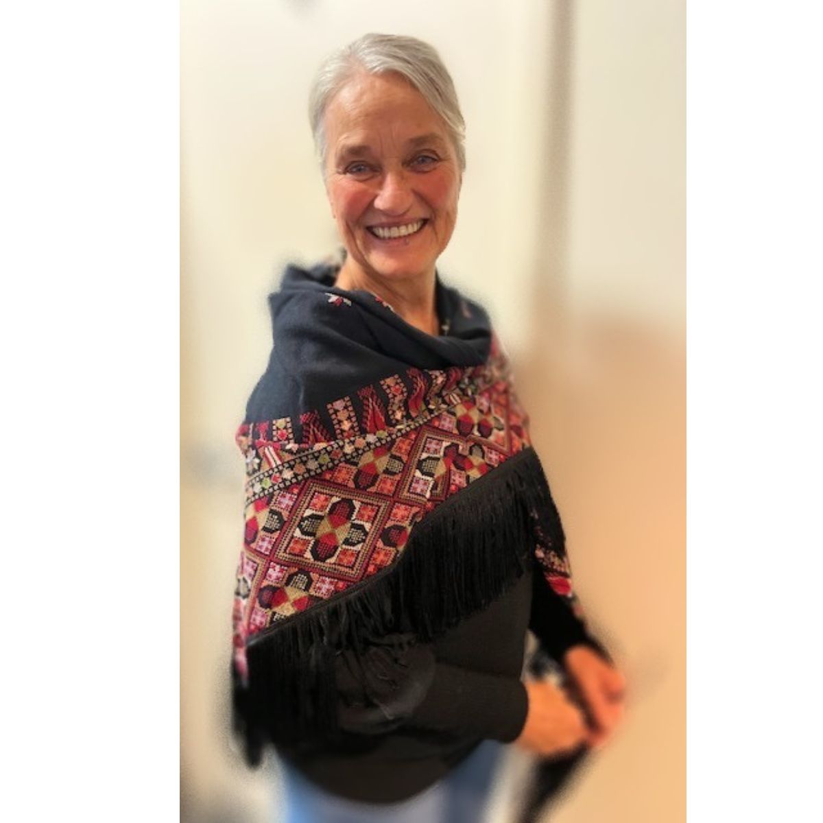 Embroidered Shawl from Gaza