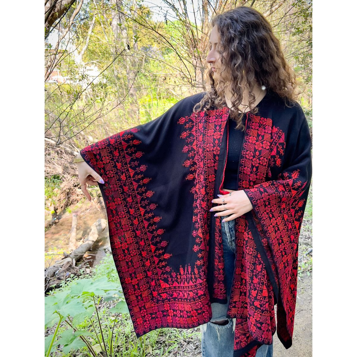 Embroidered Cape from Gaza