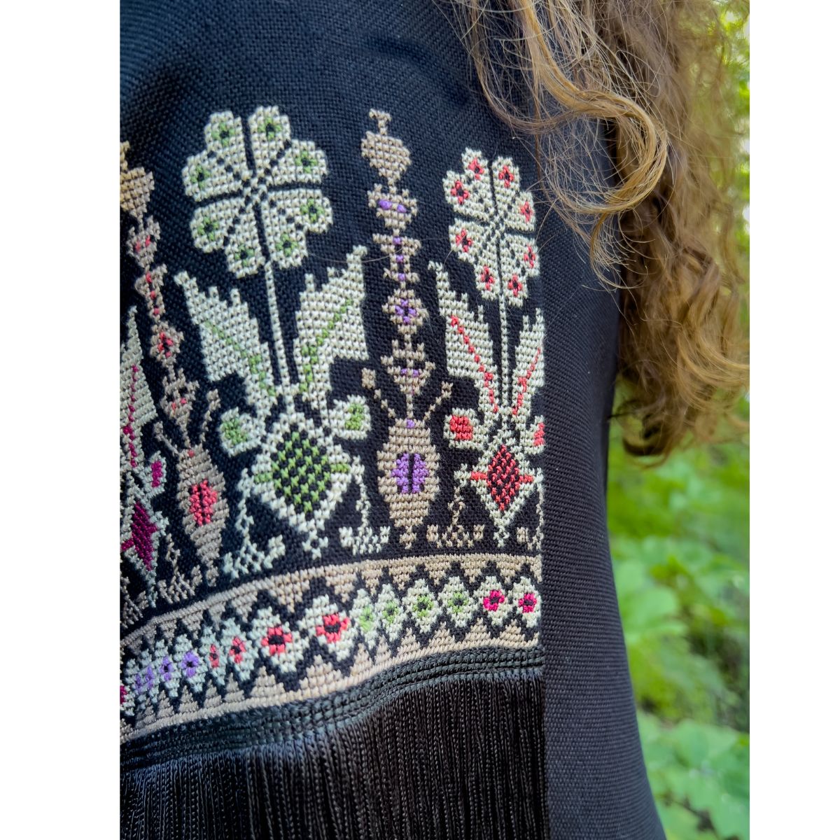 Embroidered Scarf from Gaza