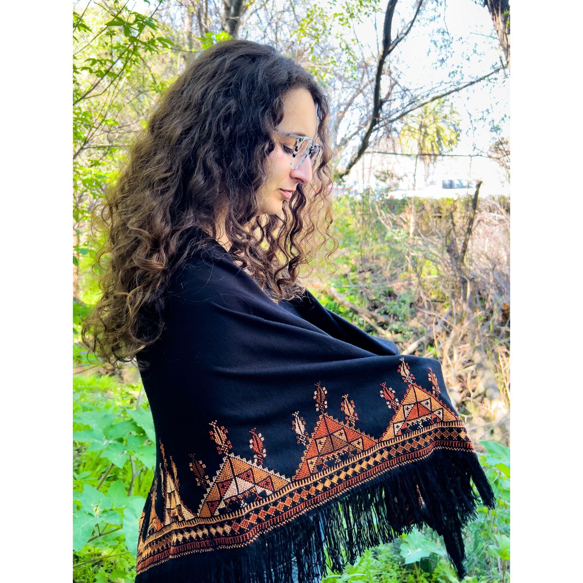 Embroidered Scarf from Gaza