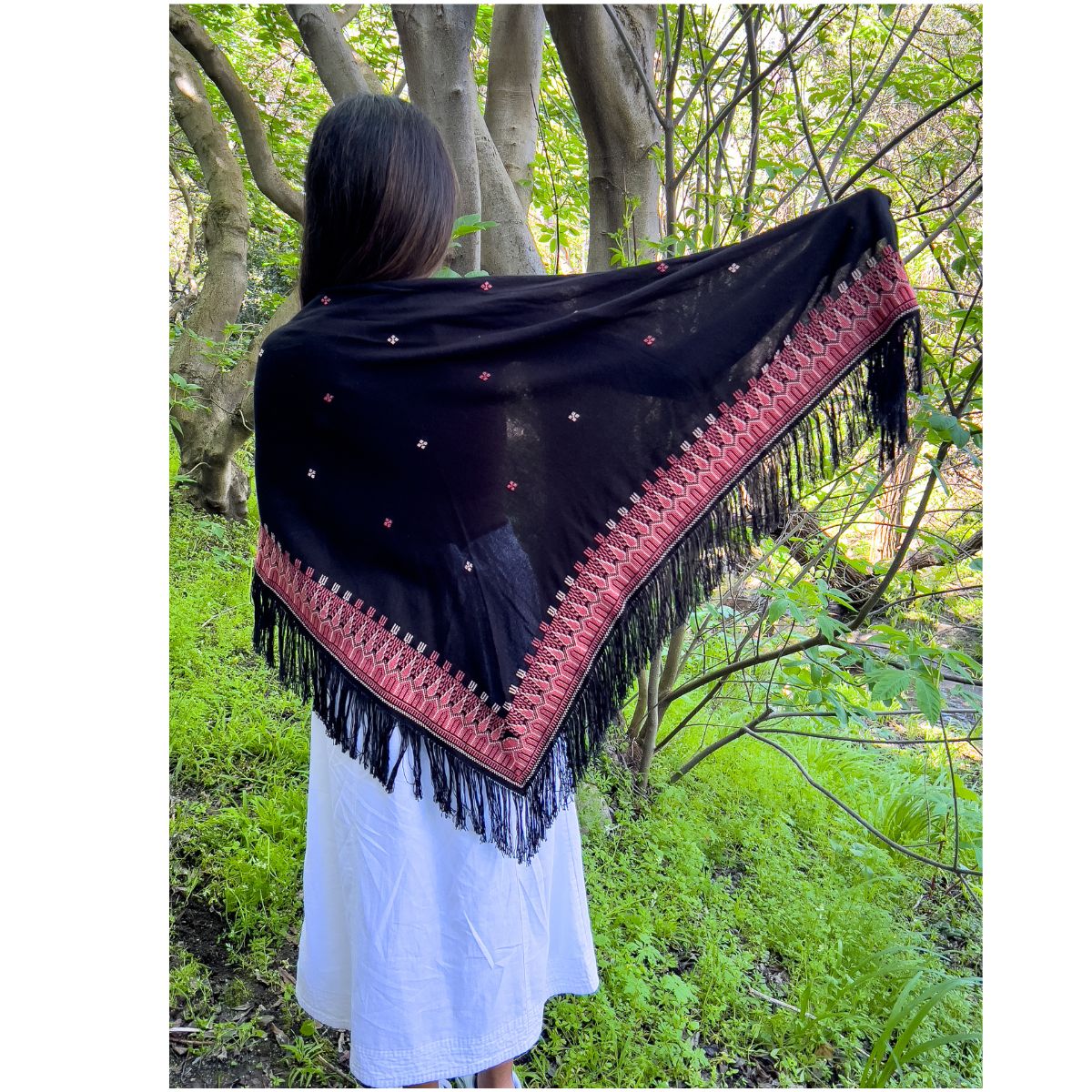 Embroidered Scarf from Gaza