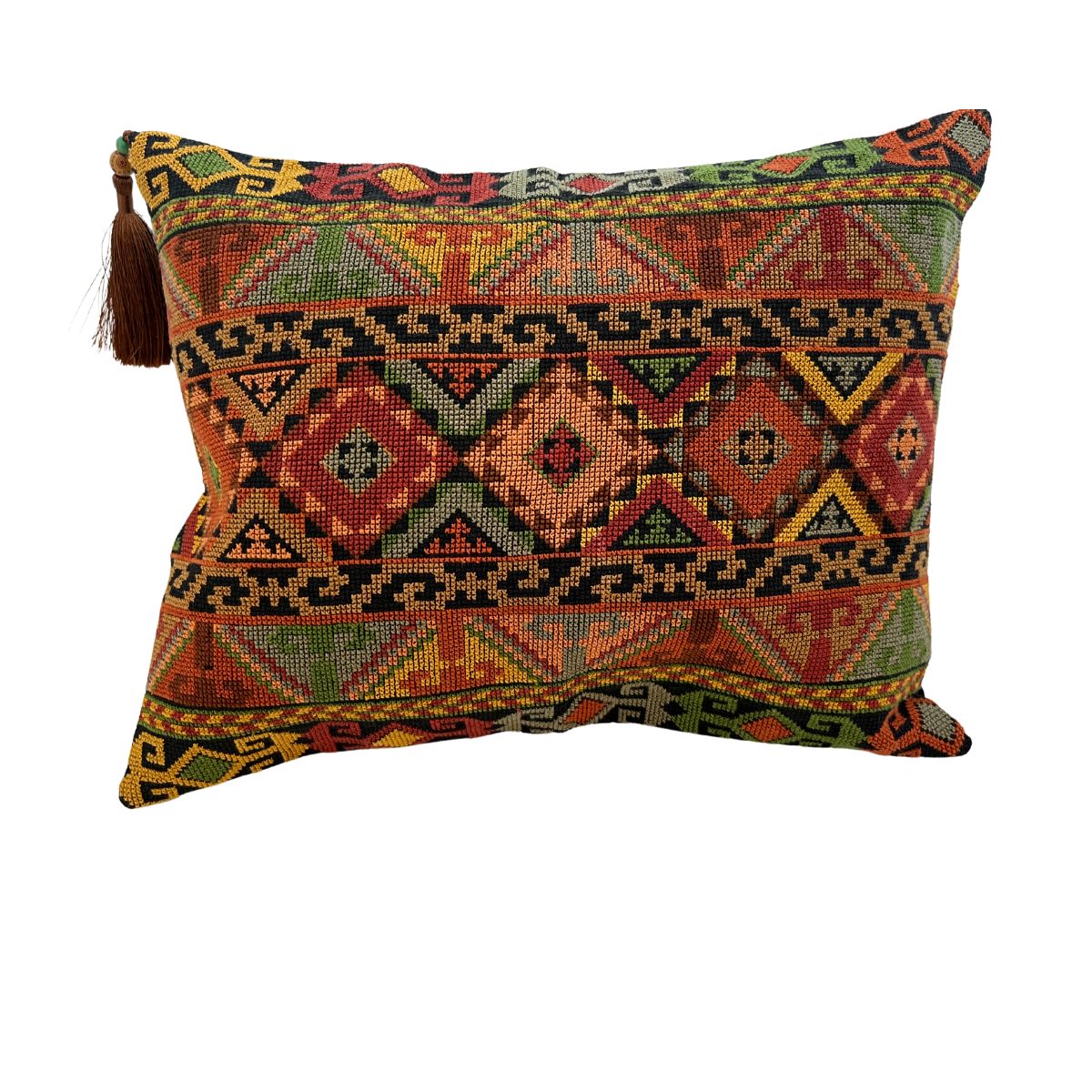 Embroidered Pillow Cover from Gaza
