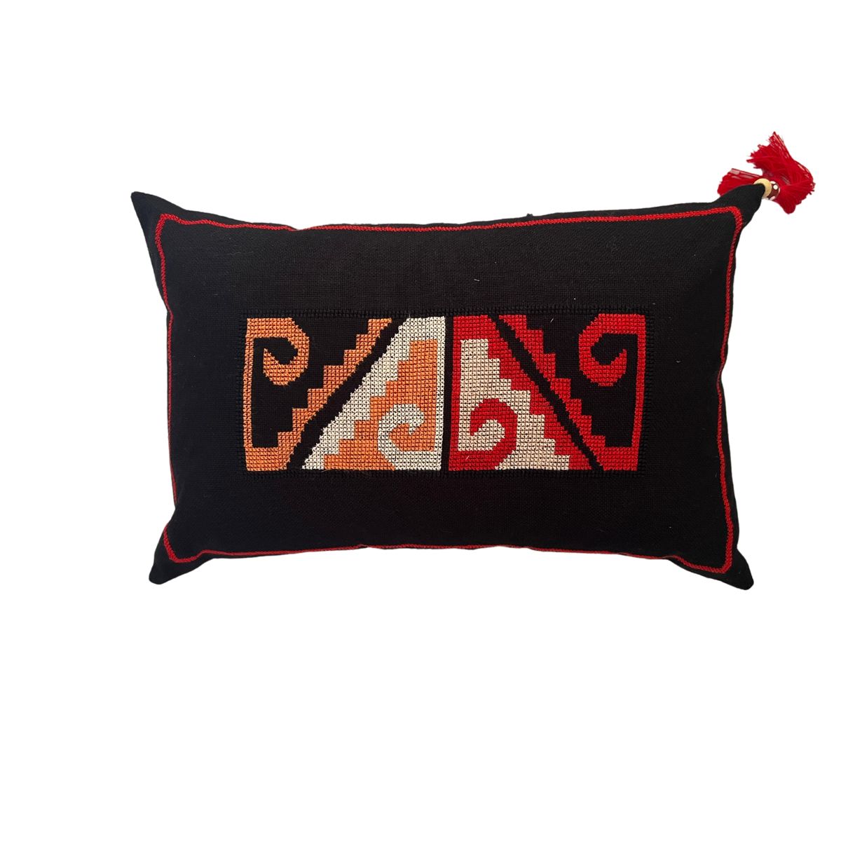 Embroidered Pillow Cover from Gaza