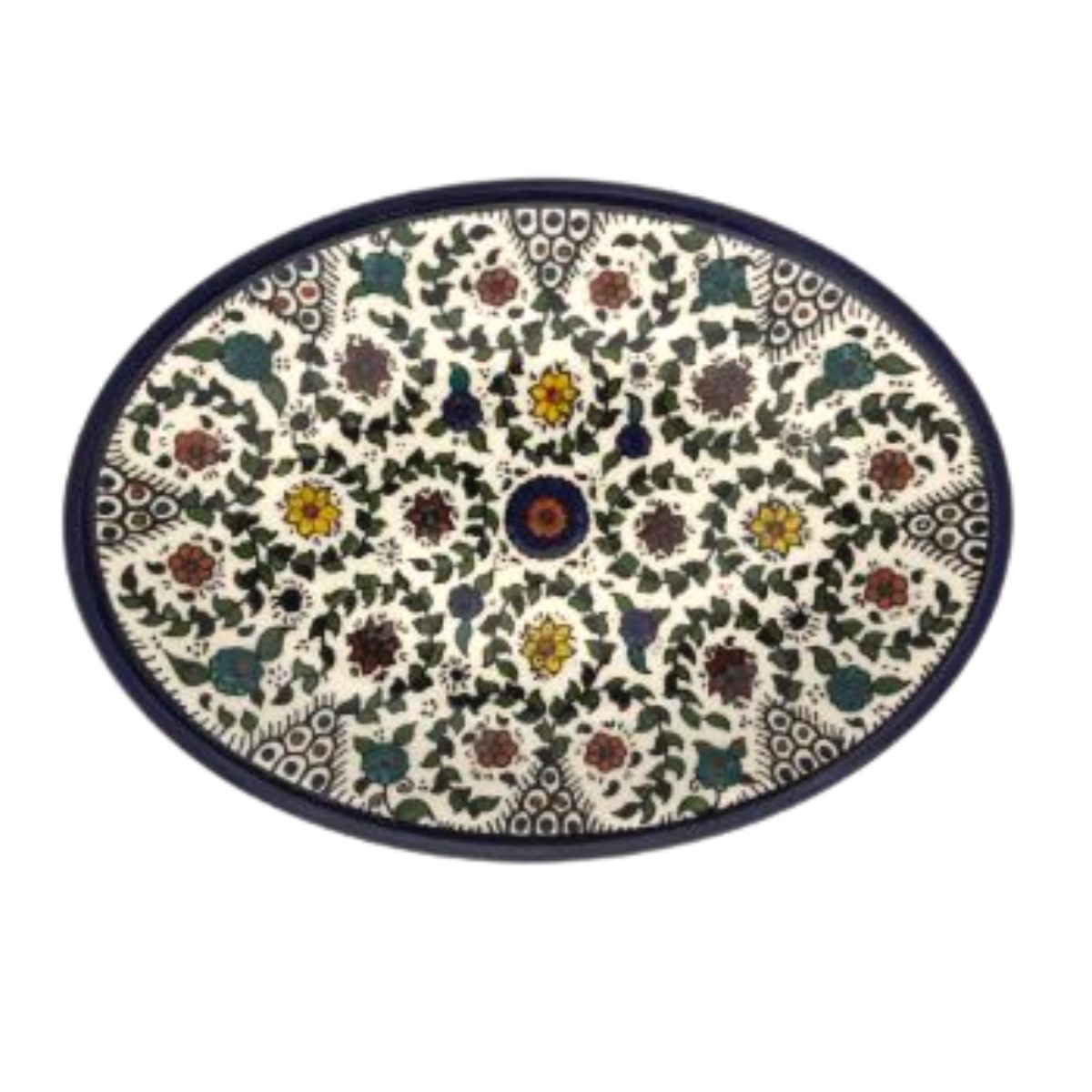 Ceramic Oval Serving Platter (11.5 inches)