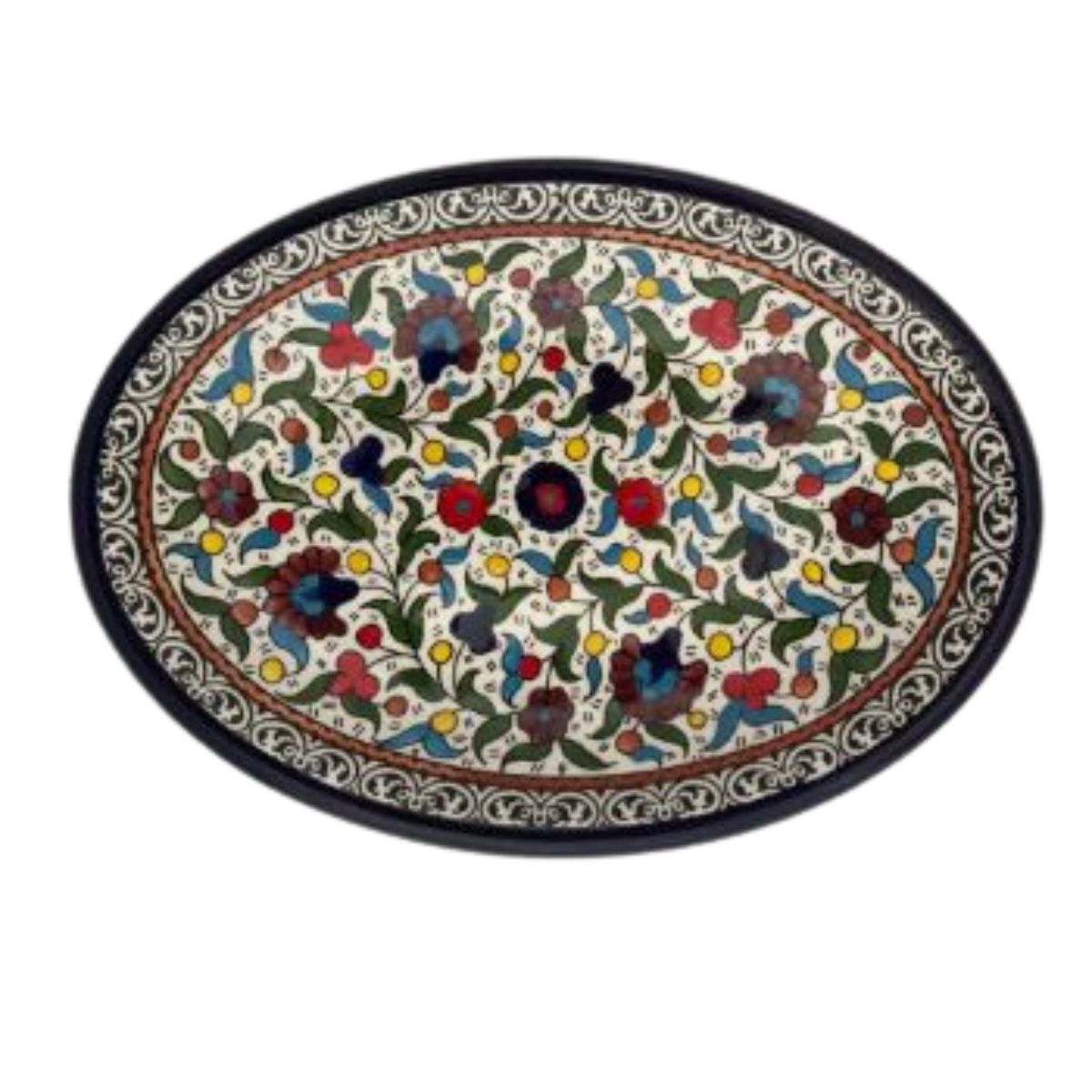 Ceramic Oval Serving Platter (11.5 inches)