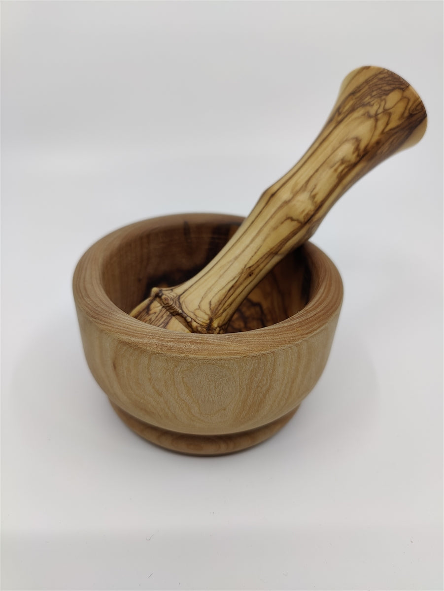Olive Wood Mortar and Pestle Set