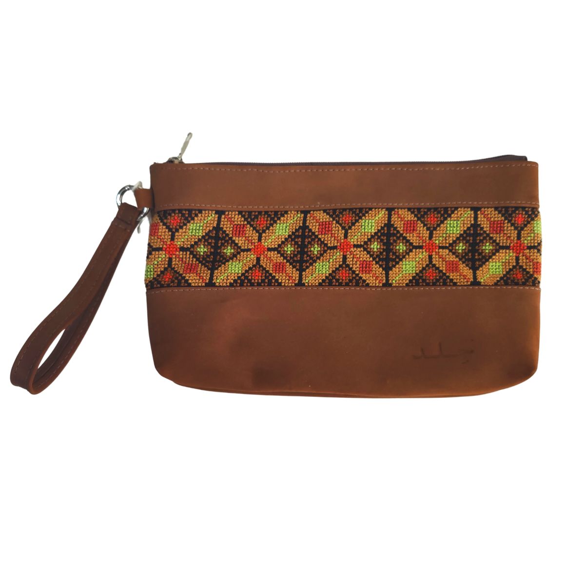 Leather Bag with Embroidery