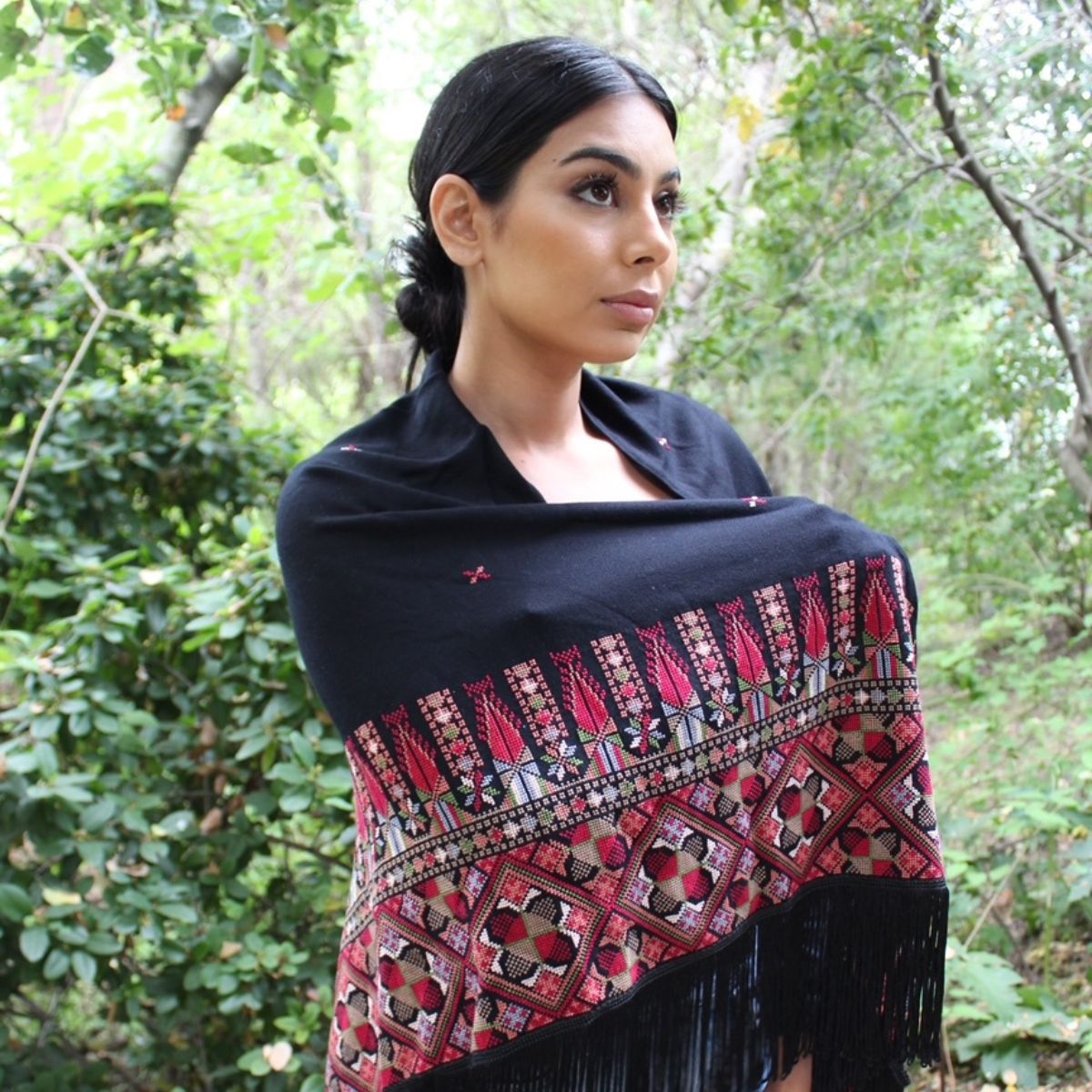 Embroidered Scarf from Gaza