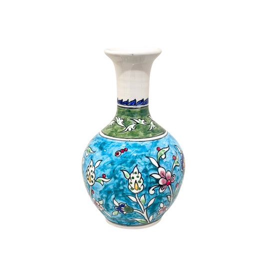 Ceramic Vase (7.5") - Springtime