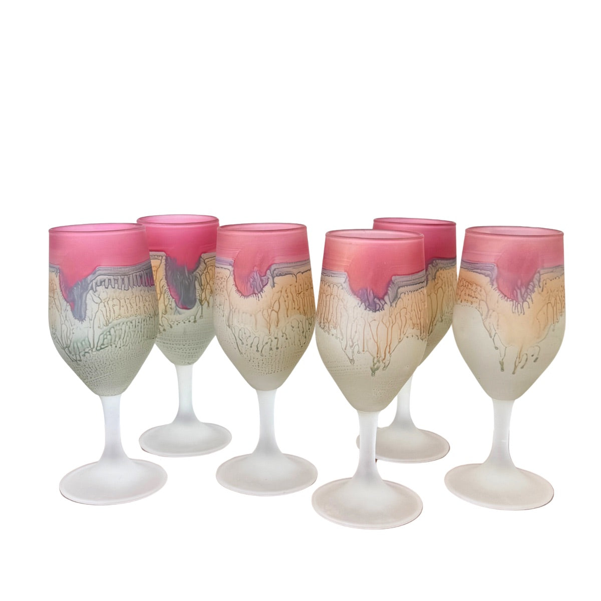 Phoenician-Style Stemware, Set of Six