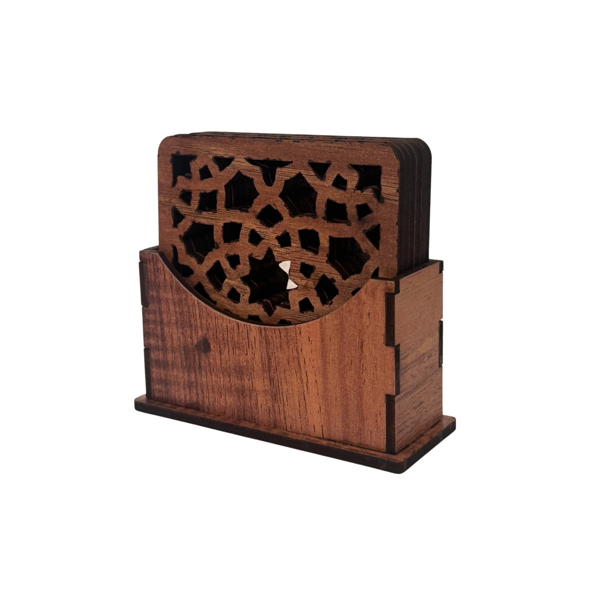 Wooden Coaster Set - Arabesque 1