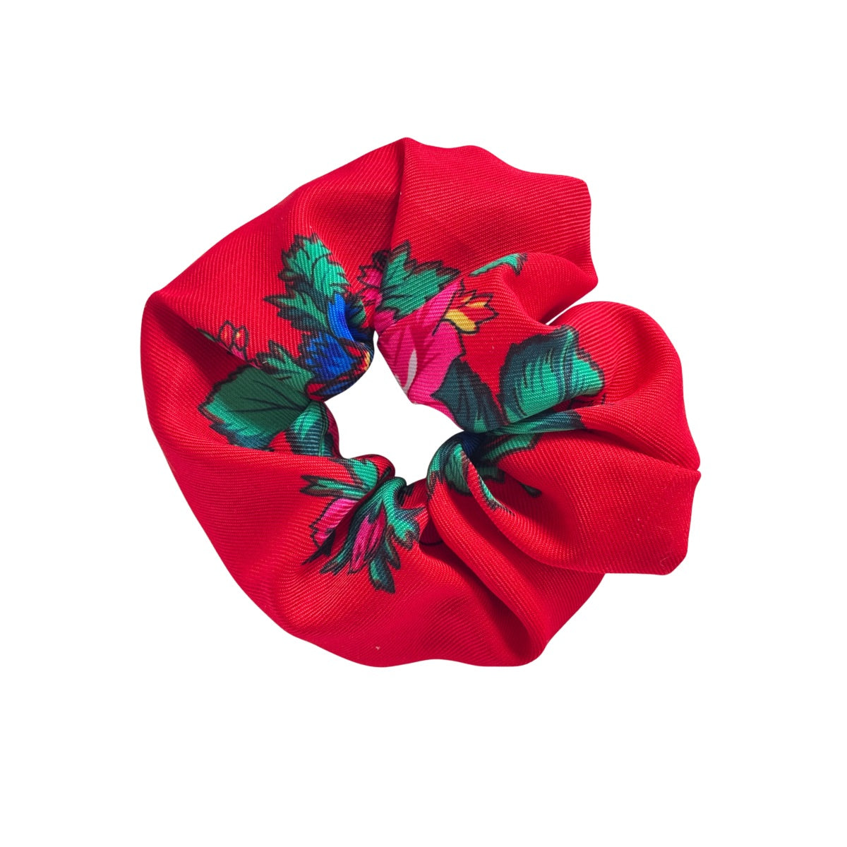 Floral Sitti Scrunchie - Red