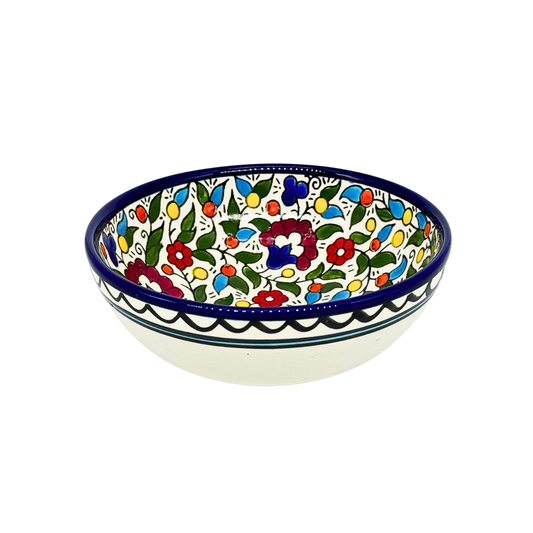 Ceramic Bowl 6" - Classic Multicolor
