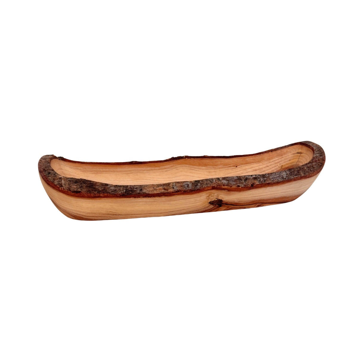 Olive Wood Rustic Oval Dish (12”)