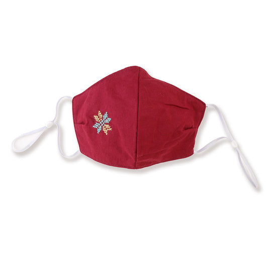 Tatreez Face Mask - Canaanite Star Sumac