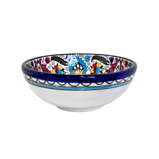 Ceramic Bowl (6") - Multicolor Thistle