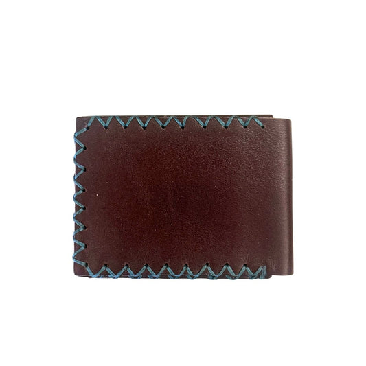 Leather Tri-Fold Wallet (Small) - Brown