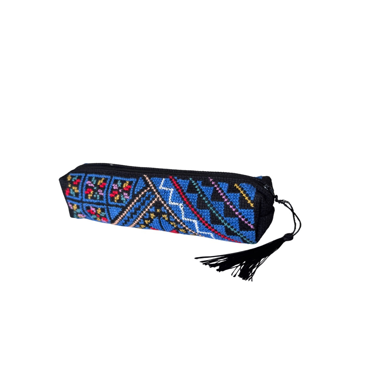 Embroidered Pouch (8”) - Various, Blue