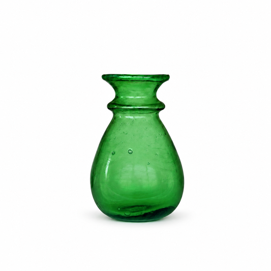 Glass Vase (6”) - Emerald