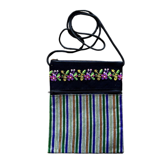 Embroidered Saya Purse - Jewel Tones
