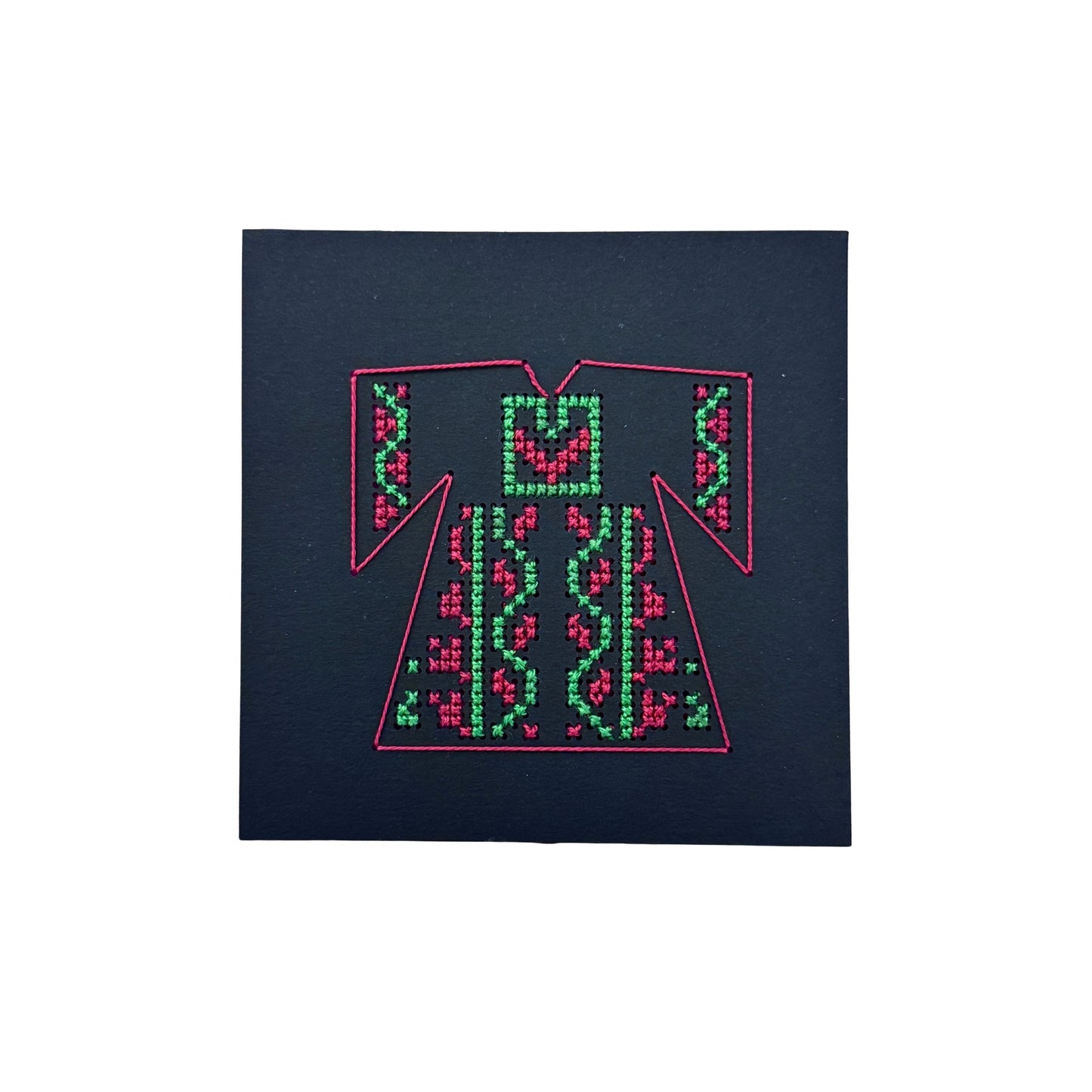 Embroidered Notecard - Palestinian Thobe