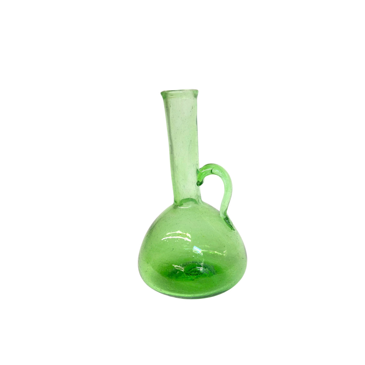 Glass Vase (6”) - Emerald