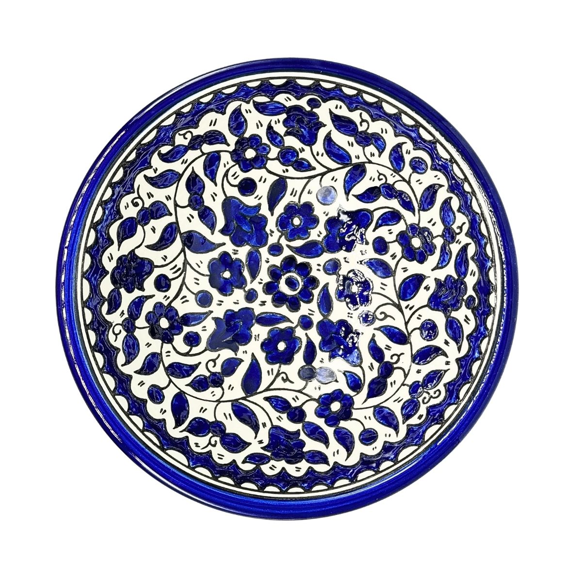 Ceramic Serving Bowl - Classic Blue