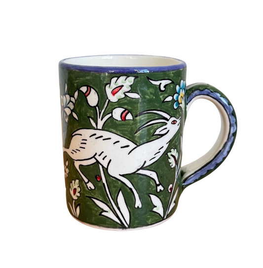 Ceramic Mug - Green Gazelle