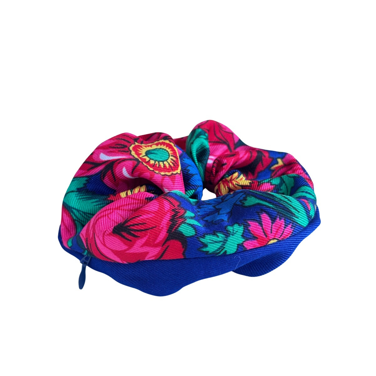 Floral Sitti Scrunchie - Blue